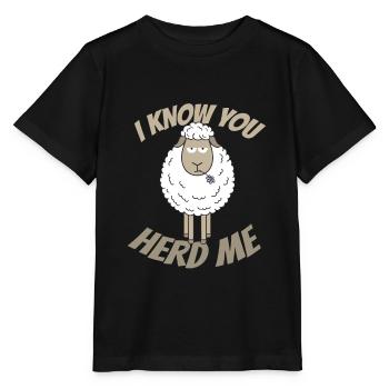 I Know You Stove Me Sheep Wool - Stanley/Stella MINI CREATOR Kids’ T-Shirt - black - Front - Mikhail (115cm)