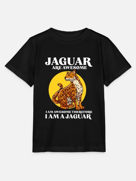 Jaguar Geschenkidee - Stanley/Stella Kinder T-Shirt MINI CREATOR  - Schwarz