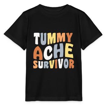 Bauchschmerzen Survivor Zitat - Stanley/Stella Kinder T-Shirt MINI CREATOR  - Schwarz - Vorne - Mikhail (115cm)