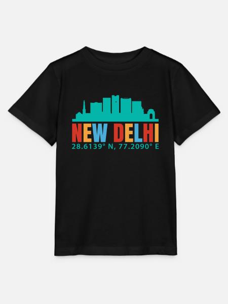 Neu-delhi - Stanley/Stella Kinder T-Shirt MINI CREATOR - Schwarz