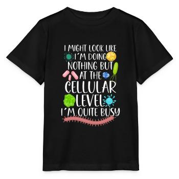 Microbiologist Microbiology Lab Staph Biology - Stanley/Stella MINI CREATOR Kids’ T-Shirt - black - Front - Mikhail (115cm)