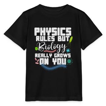 Microbiologiste Laboratoire de microbiologie Staphylocoque Biologie - T-shirt bio MINI CREATOR Stanley/Stella Enfant - noir - Devant - Mikhail (115cm)