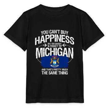 Michigan - T-shirt bio MINI CREATOR Stanley/Stella Enfant - noir - Devant - Mikhail (115cm)