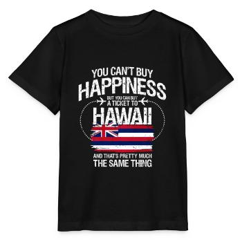 Hawaï - T-shirt bio MINI CREATOR Stanley/Stella Enfant - noir - Devant - Mikhail (115cm)
