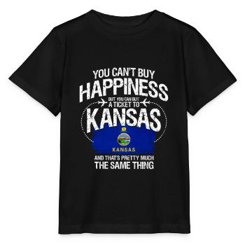 Kansas - T-shirt bio MINI CREATOR Stanley/Stella Enfant - noir - Devant - Mikhail (115cm)