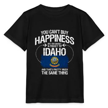 Idaho - T-shirt bio MINI CREATOR Stanley/Stella Enfant - noir - Devant - Mikhail (115cm)