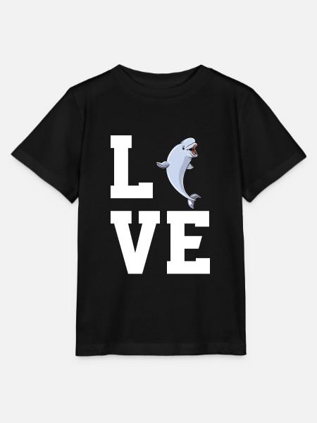 Beluga Wal Liebhaber - Stanley/Stella Kinder T-Shirt MINI CREATOR - Schwarz