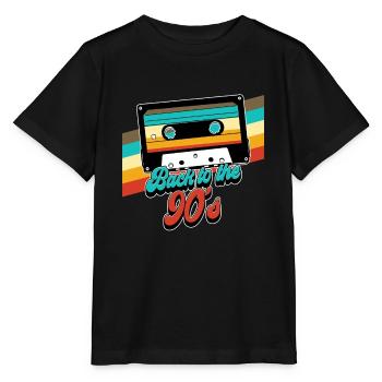 Retour des années 90 aux années 90 - T-shirt bio MINI CREATOR Stanley/Stella Enfant - noir - Devant - Mikhail (115cm)