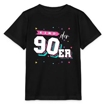 Enfants des années 90 des années 90 - T-shirt bio MINI CREATOR Stanley/Stella Enfant - noir - Devant - Mikhail (115cm)
