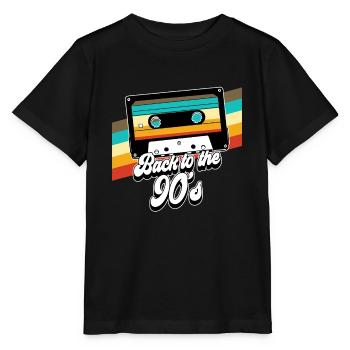 Retour des années 90 aux années 90 - T-shirt bio MINI CREATOR Stanley/Stella Enfant - noir - Devant - Mikhail (115cm)