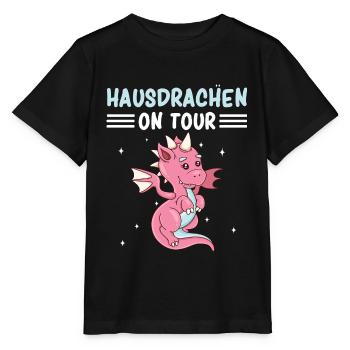 Hausdrachen On Tour - Stanley/Stella Kinder T-Shirt MINI CREATOR  - Schwarz - Vorne - Mikhail (115cm)