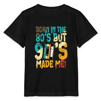 Les années 80 nées dans les années 80 - T-shirt bio MINI CREATOR Stanley/Stella Enfant - noir - Devant - Mikhail (115cm)
