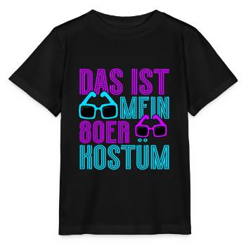 80er Jahre Das Ist Mein 80er Kostüm - Stanley/Stella Kinder T-Shirt MINI CREATOR  - Schwarz - Vorne - Mikhail (115cm)
