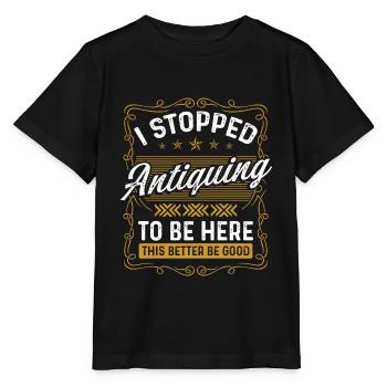 Antiquing Wax Treasure Hunting Antique - Stanley/Stella MINI CREATOR Kids’ T-Shirt - black - Front - Mikhail (115cm)