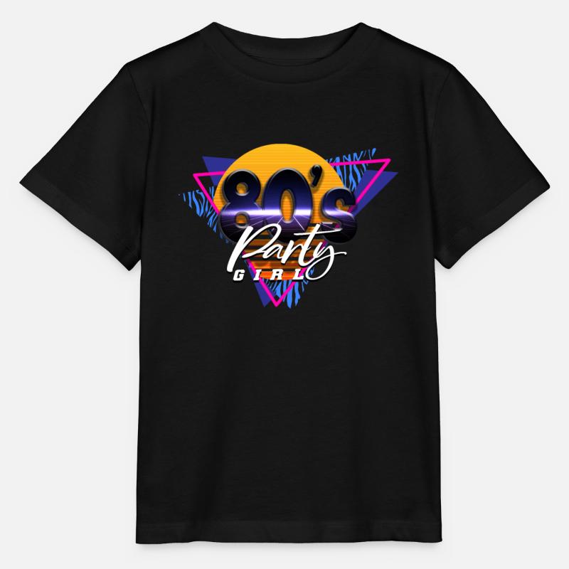 Fille des années 80 et 80 - T-shirt bio MINI CREATOR Stanley/Stella Enfant - noir