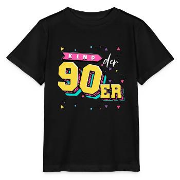 90er Jahre Kinder Der 90er - Stanley/Stella Kinder T-Shirt MINI CREATOR  - Schwarz - Vorne - Mikhail (115cm)