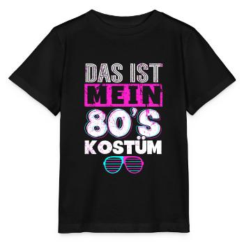 80er Jahre Das Ist Mein 80er Kostüm - Stanley/Stella Kinder T-Shirt MINI CREATOR  - Schwarz - Vorne - Mikhail (115cm)