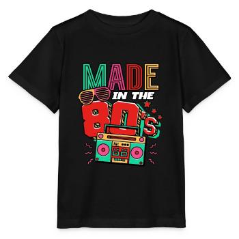 80s Made In The 80s - Stanley/Stella MINI CREATOR Kids’ T-Shirt - black - Front - Mikhail (115cm)