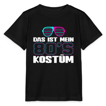 80er Jahre Das Ist Mein 80er Kostüm - Stanley/Stella Kinder T-Shirt MINI CREATOR  - Schwarz - Vorne - Mikhail (115cm)