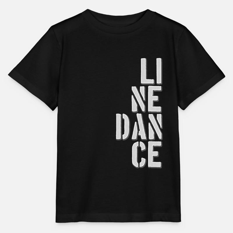 Line Dancing Line Dance - Stanley/Stella Kinder T-Shirt MINI CREATOR  - Schwarz