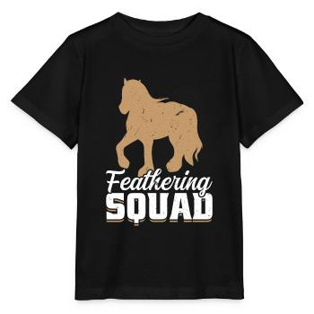 Federvieh - Clydesdale - Stanley/Stella Kinder T-Shirt MINI CREATOR  - Schwarz - Vorne - Mikhail (115cm)