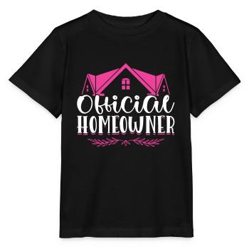 Propriétaire officiel - Nouveau propriétaire - T-shirt bio MINI CREATOR Stanley/Stella Enfant - noir - Devant - Mikhail (115cm)