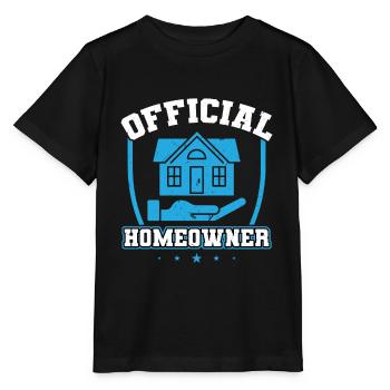 Propriétaire officiel - Nouveau propriétaire - T-shirt bio MINI CREATOR Stanley/Stella Enfant - noir - Devant - Mikhail (115cm)