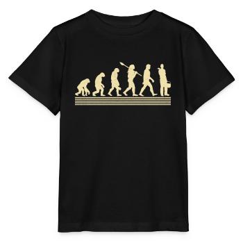 Évolution de la plomberie - T-shirt bio MINI CREATOR Stanley/Stella Enfant - noir - Devant - Mikhail (115cm)
