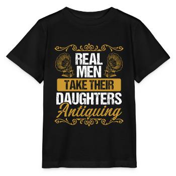 Antique Collecting Treasure Hunter Antique - Stanley/Stella MINI CREATOR Kids’ T-Shirt - black - Front - Mikhail (115cm)