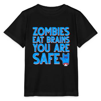 Halloween Zombie Undead Corpse Creature Dead Costume - Stanley/Stella MINI CREATOR Kids’ T-Shirt - black - Front - Mikhail (115cm)