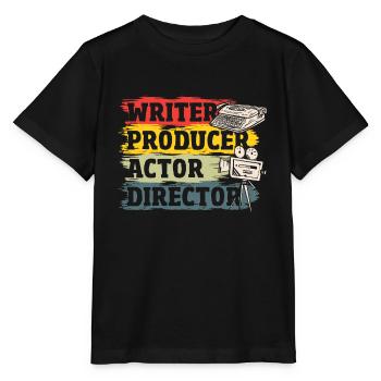 Writer Producer Actor Director Filmmaker - Stanley/Stella MINI CREATOR Kids’ T-Shirt - black - Front - Mikhail (115cm)