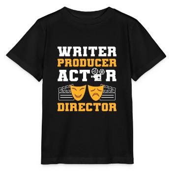 Writer Producer Actor Director Filmmaker - Stanley/Stella MINI CREATOR Kids’ T-Shirt - black - Front - Mikhail (115cm)