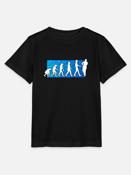 Violinist Evolution - Stanley/Stella Kinder T-Shirt MINI CREATOR - Schwarz