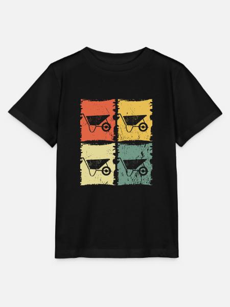 Schubkarre Gärtner - Stanley/Stella Kinder T-Shirt MINI CREATOR - Schwarz