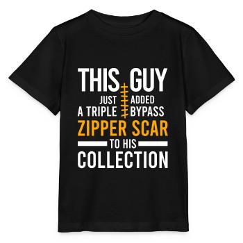 Herzchirurgie Überlebender Bypass Narben Genesung Geschenk - Stanley/Stella Kinder T-Shirt MINI CREATOR  - Schwarz - Vorne - Mikhail (115cm)