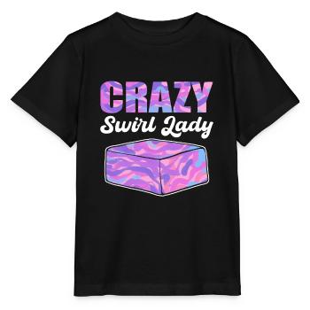 Crazy Swirl Lady Savon Fabrication Savon Cuisson - T-shirt bio MINI CREATOR Stanley/Stella Enfant - noir - Devant - Mikhail (115cm)