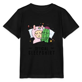 Offizielles Schlafanzug, Einhorn, Umarmungen, - Stanley/Stella Kinder T-Shirt MINI CREATOR  - Schwarz - Vorne - Mikhail (115cm)