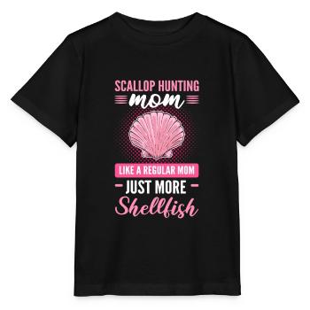Maman chasseuse de pétoncles comme une maman ordinaire juste plus - T-shirt bio MINI CREATOR Stanley/Stella Enfant - noir - Devant - Mikhail (115cm)
