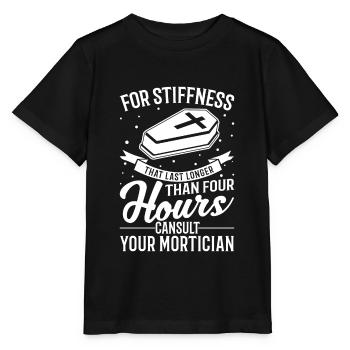 Lustige Sprüche Bestatter Totengräger Sarkasmus - Stanley/Stella Kinder T-Shirt MINI CREATOR  - Schwarz - Vorne - Mikhail (115cm)