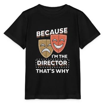 Metteur en scène de théâtre Acteur Drame Scène - T-shirt bio MINI CREATOR Stanley/Stella Enfant - noir - Devant - Mikhail (115cm)