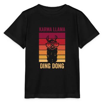 Drôle de Lama - T-shirt bio MINI CREATOR Stanley/Stella Enfant - noir - Devant - Mikhail (115cm)