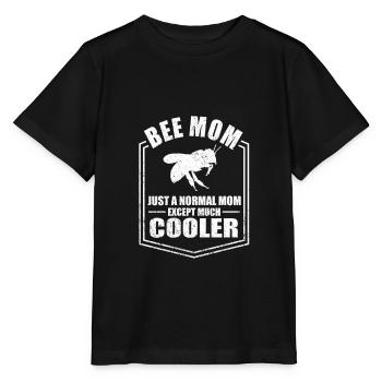 Bee Mom Just A Normal Mom Only Cooler Mothers Day - Stanley/Stella MINI CREATOR Kids’ T-Shirt - black - Front - Mikhail (115cm)