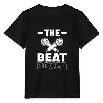 The BeatBoxer Beatboxing Beatbox - Stanley/Stella MINI CREATOR Kids’ T-Shirt - black - Front - Mikhail (115cm)