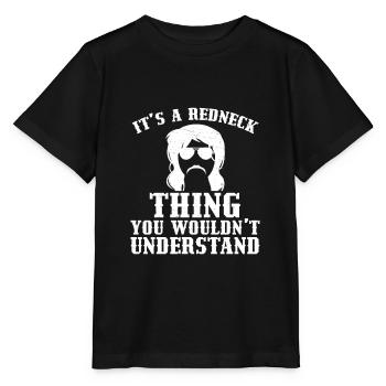 Vintage Redneck Thing You Wouldn't Understand - Stanley/Stella Kinder T-Shirt MINI CREATOR  - Schwarz - Vorne - Mikhail (115cm)