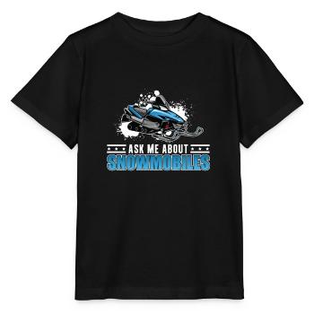 Motoneige motoneige pour motoneige Snocross Racer - T-shirt bio MINI CREATOR Stanley/Stella Enfant - noir - Devant - Mikhail (115cm)