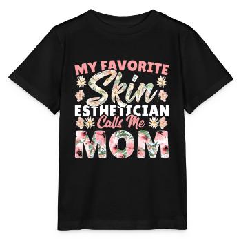 Kosmetikerin Ästhetikerin Kosmetik Wimpern Microb - Stanley/Stella Kinder T-Shirt MINI CREATOR  - Schwarz - Vorne - Mikhail (115cm)