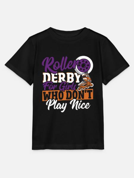 Rollschuhlaufen Roller-Derby Rollschuhlaufen Rolle - Stanley/Stella Kinder T-Shirt MINI CREATOR  - Schwarz