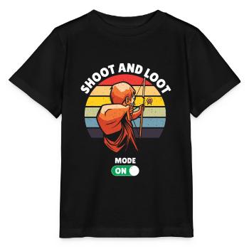 Jäger Bogenschießen Jagen Bogenschütze - Stanley/Stella Kinder T-Shirt MINI CREATOR  - Schwarz - Vorne - Mikhail (115cm)
