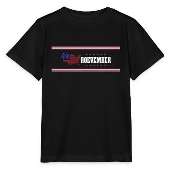 Élection de Roevember Politique de novembre - T-shirt bio MINI CREATOR Stanley/Stella Enfant - noir - Devant - Mikhail (115cm)