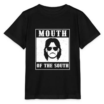 Mouth Of The South Retro Redneck Vokuhila für - Stanley/Stella Kinder T-Shirt MINI CREATOR  - Schwarz - Vorne - Mikhail (115cm)